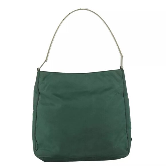 PRADA Shoulder Bag Nylon Green Auth - Picture 4 of 15